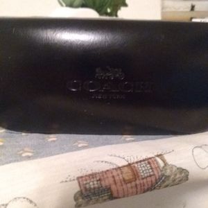 Black Coach eyeglass case